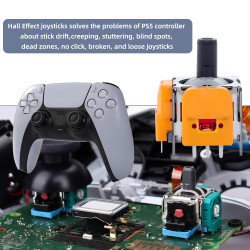 Replacement Hall Effect Joystick 3D Analog Joystick for PS5 PS4 Xbox One Controller ThumbStick Repair Parts Accessory